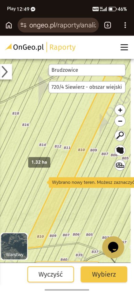 Działka rolna Brudzowice Szkolna, ul. Szkolna. Zdjęcie 4