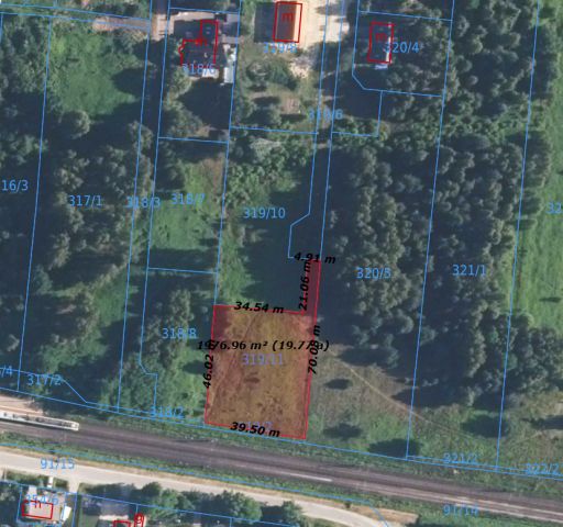 Działka rolno-budowlana Mrozów, ul. Spokojna. Zdjęcie 1