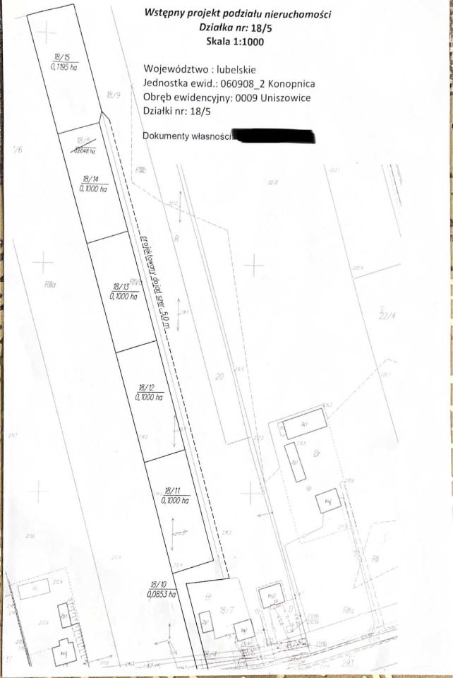 Działka budowlana Uniszowice. Zdjęcie 2