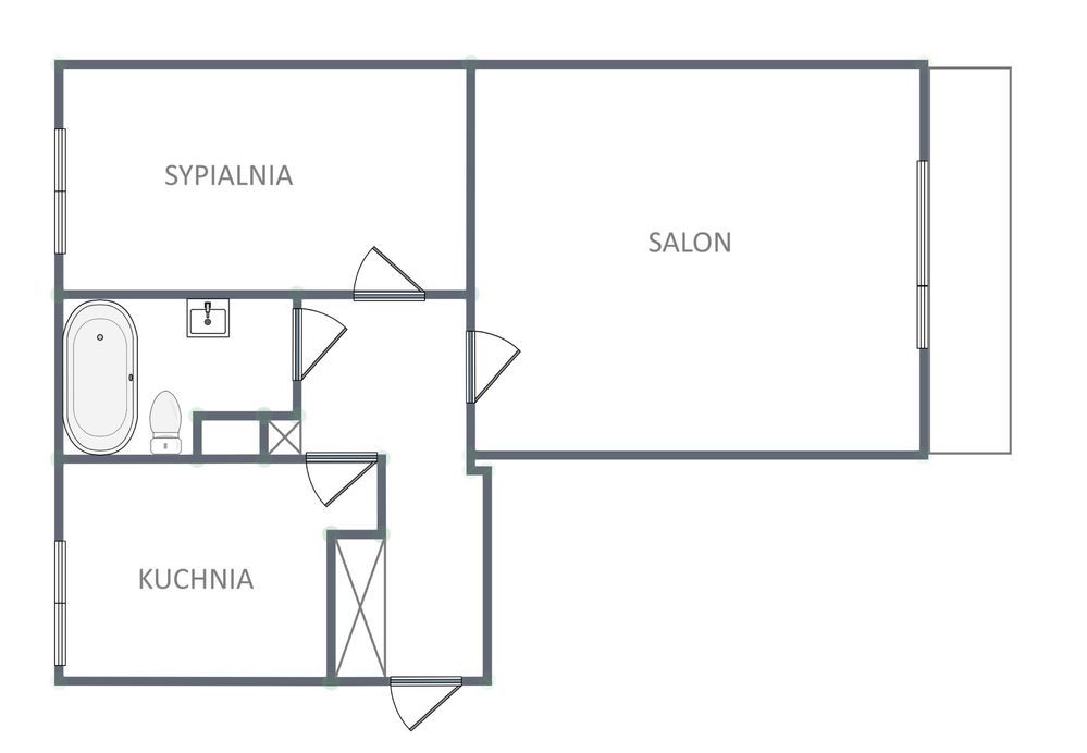 Mieszkanie 2-pokojowe Łódź Górna. Zdjęcie 8