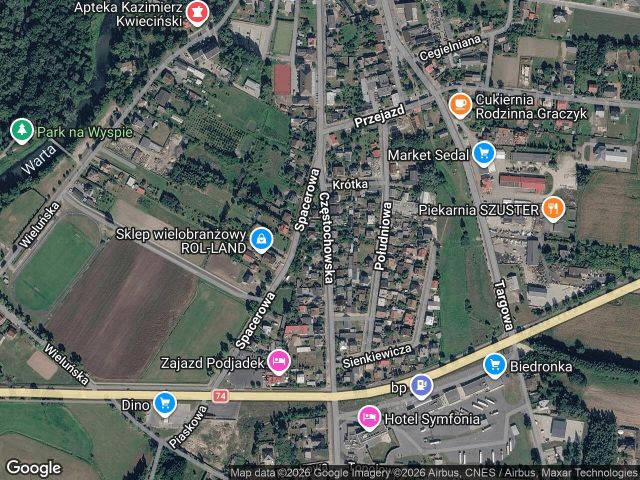 Garaż/miejsce parkingowe Osjaków, ul. Częstochowska. Zdjęcie 1