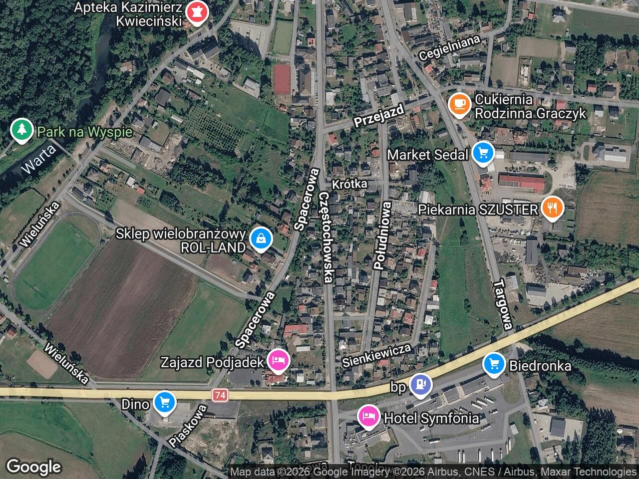 Garaż/miejsce parkingowe Osjaków, ul. Częstochowska. Zdjęcie 1