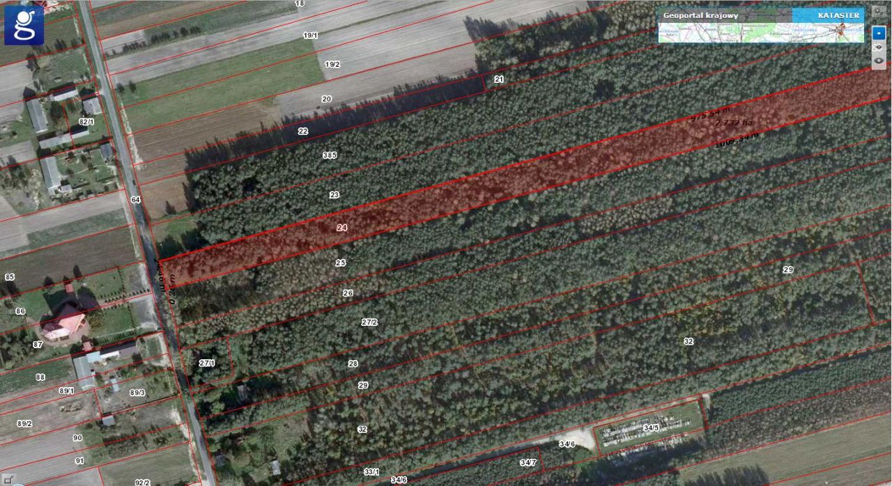 Działka budowlana Ługi. Zdjęcie 5