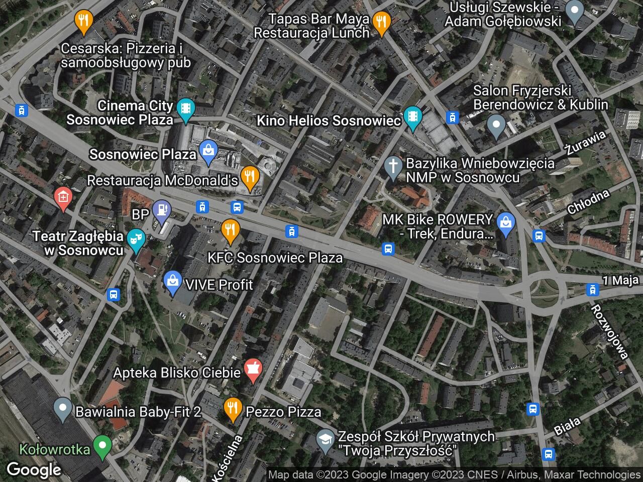 Biuro Sosnowiec Centrum, ul. Kościelna