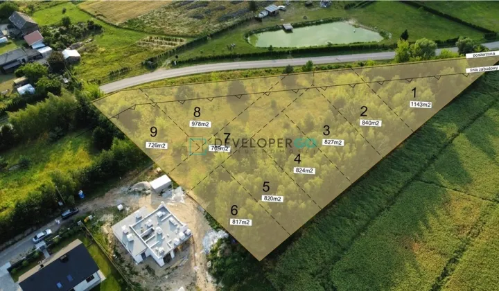 Działka budowlana Nowe Opole, ul. Spacerowa