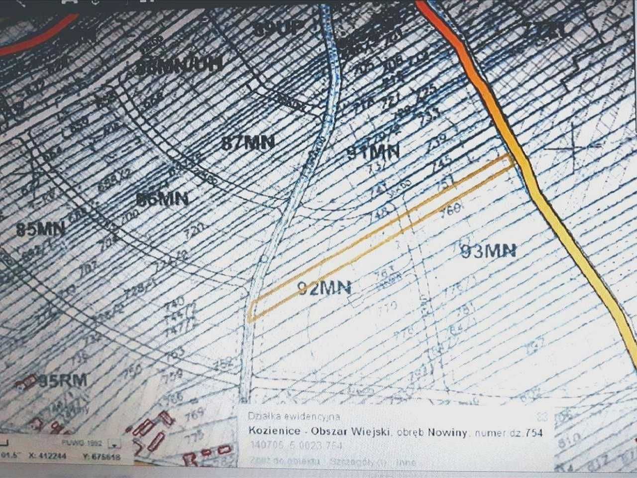 Działka inwestycyjna Nowiny, ul. Podlesie. Zdjęcie 8