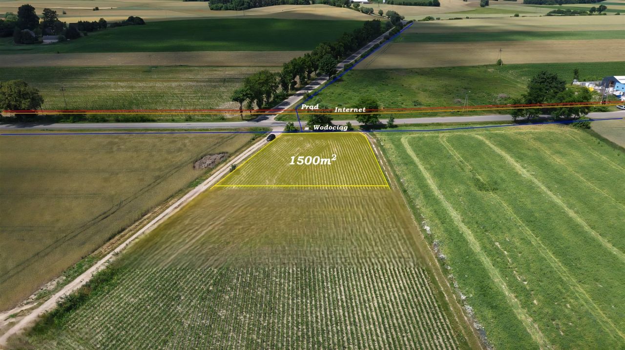 Działka budowlana Regimin, ul. Adama Rzewuskiego. Zdjęcie 1