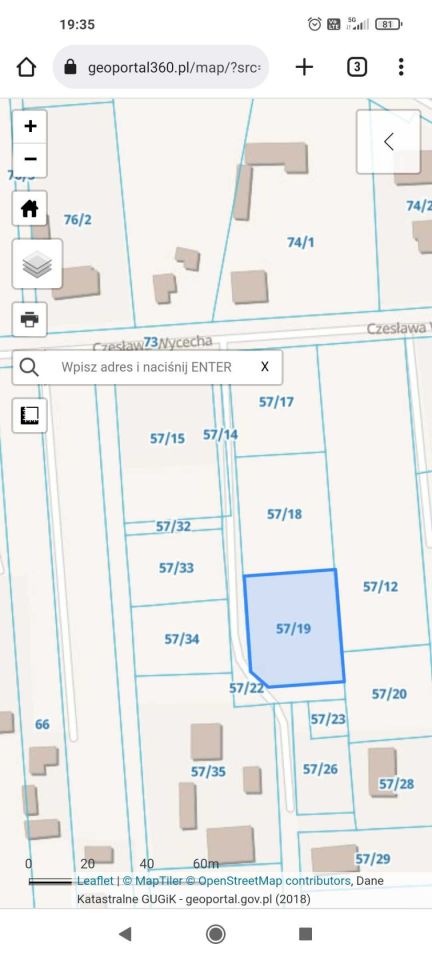 Działka budowlana Radom, ul. Czesława Wycecha. Zdjęcie 5