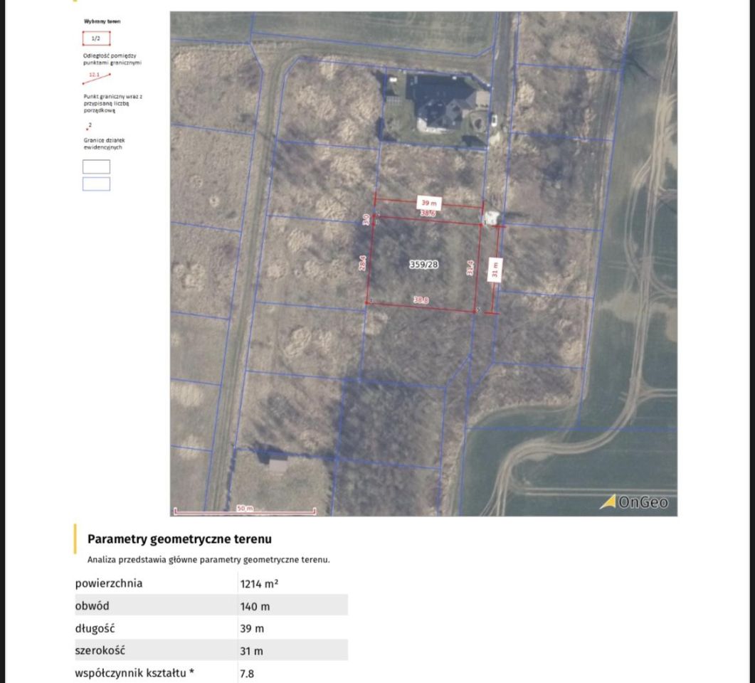 Działka budowlana Nacmierz. Zdjęcie 3