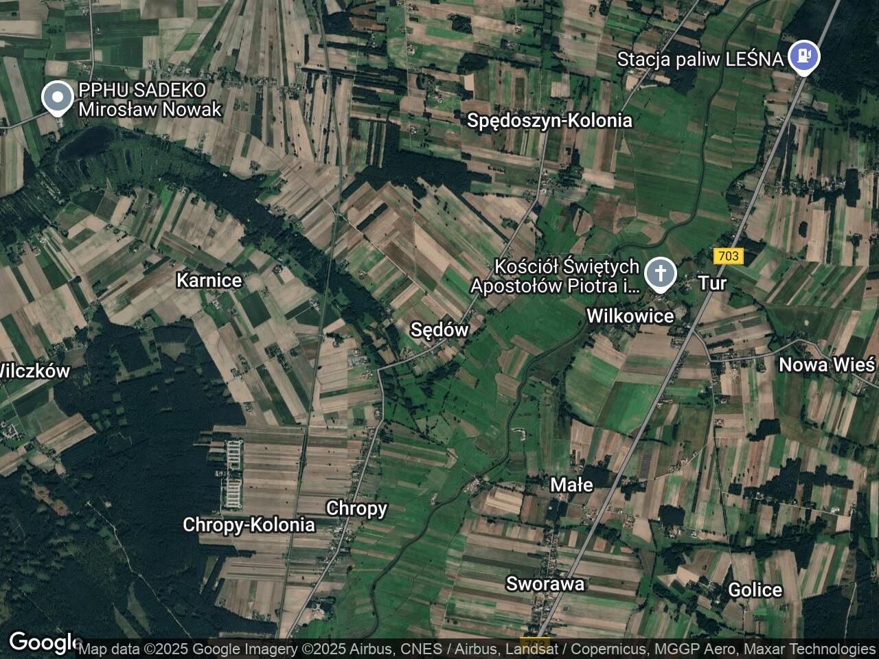 Działka budowlana Sędów