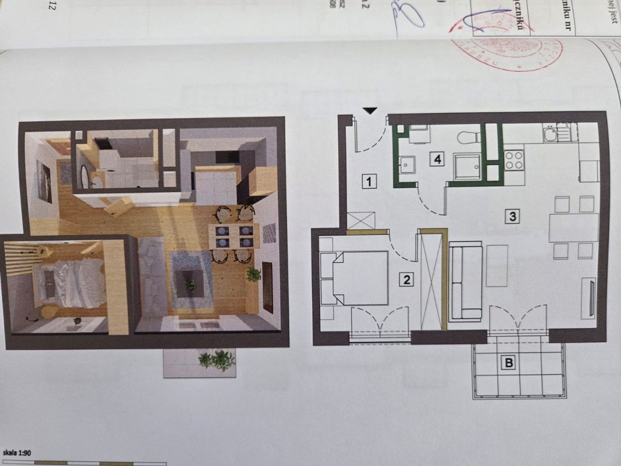 Mieszkanie 2-pokojowe Krzeszowice