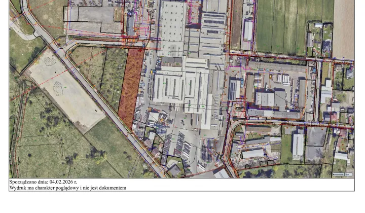 Działka inwestycyjna Wieluń, ul. Fabryczna