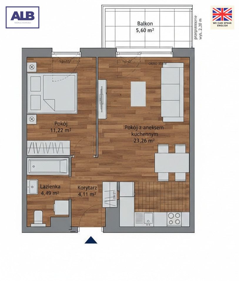 Mieszkanie 2-pokojowe Gdańsk. Zdjęcie 5