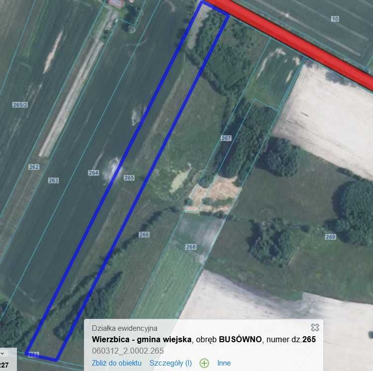 Działka rolna Ludwinów. Zdjęcie 4