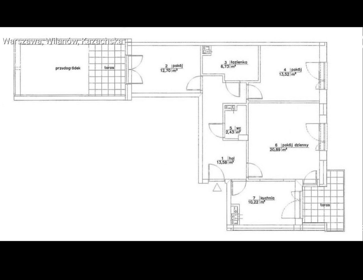 Mieszkanie 3-pokojowe Warszawa Wilanów, ul. Kazachska. Zdjęcie 18