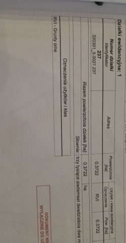 Działka rolna Machliny. Zdjęcie 1