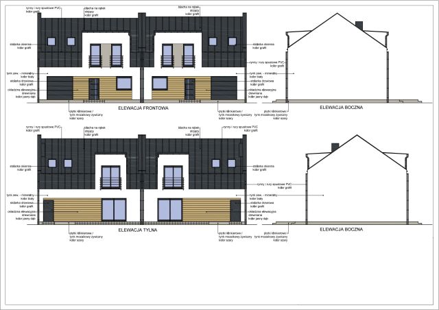 bliźniak, 4 pokoje Lubinia Mała. Zdjęcie 1