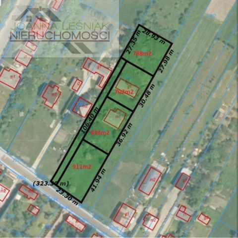 Działka budowlana Kwaśniów Dolny, ul. Cieślińska. Zdjęcie 6