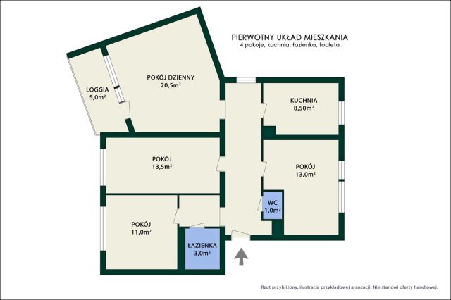 Mieszkanie 6-pokojowe Warszawa Bemowo, ul. Sosnowiecka. Zdjęcie 8