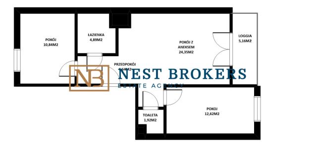 Mieszkanie 3-pokojowe Kraków Podgórze, ul. Walerego Sławka. Zdjęcie 3