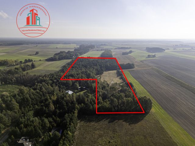 Działka budowlana Osie, ul. Wybudowanie pod Miedzno. Zdjęcie 2