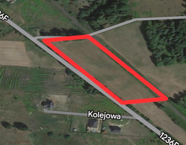 Działka budowlana Łagówek, ul. Kolejowa. Zdjęcie 1