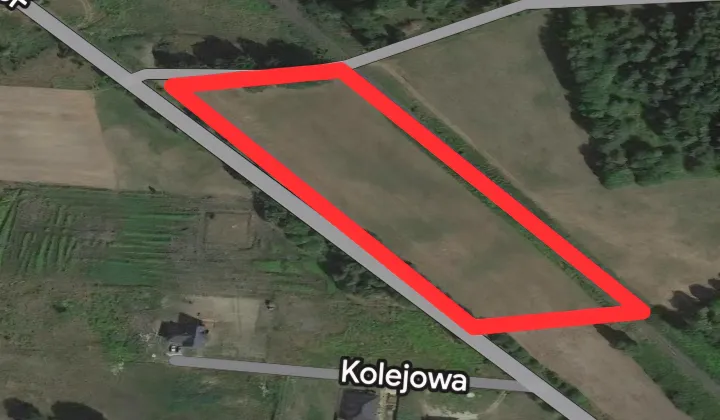 Działka budowlana Łagówek, ul. Kolejowa