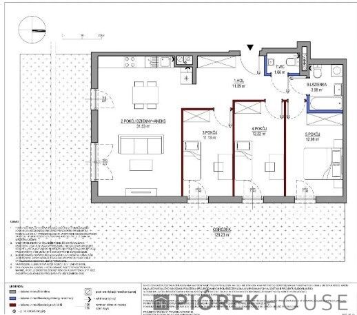 Mieszkanie 4-pokojowe Warszawa Mokotów, ul. Kiwi. Zdjęcie 19