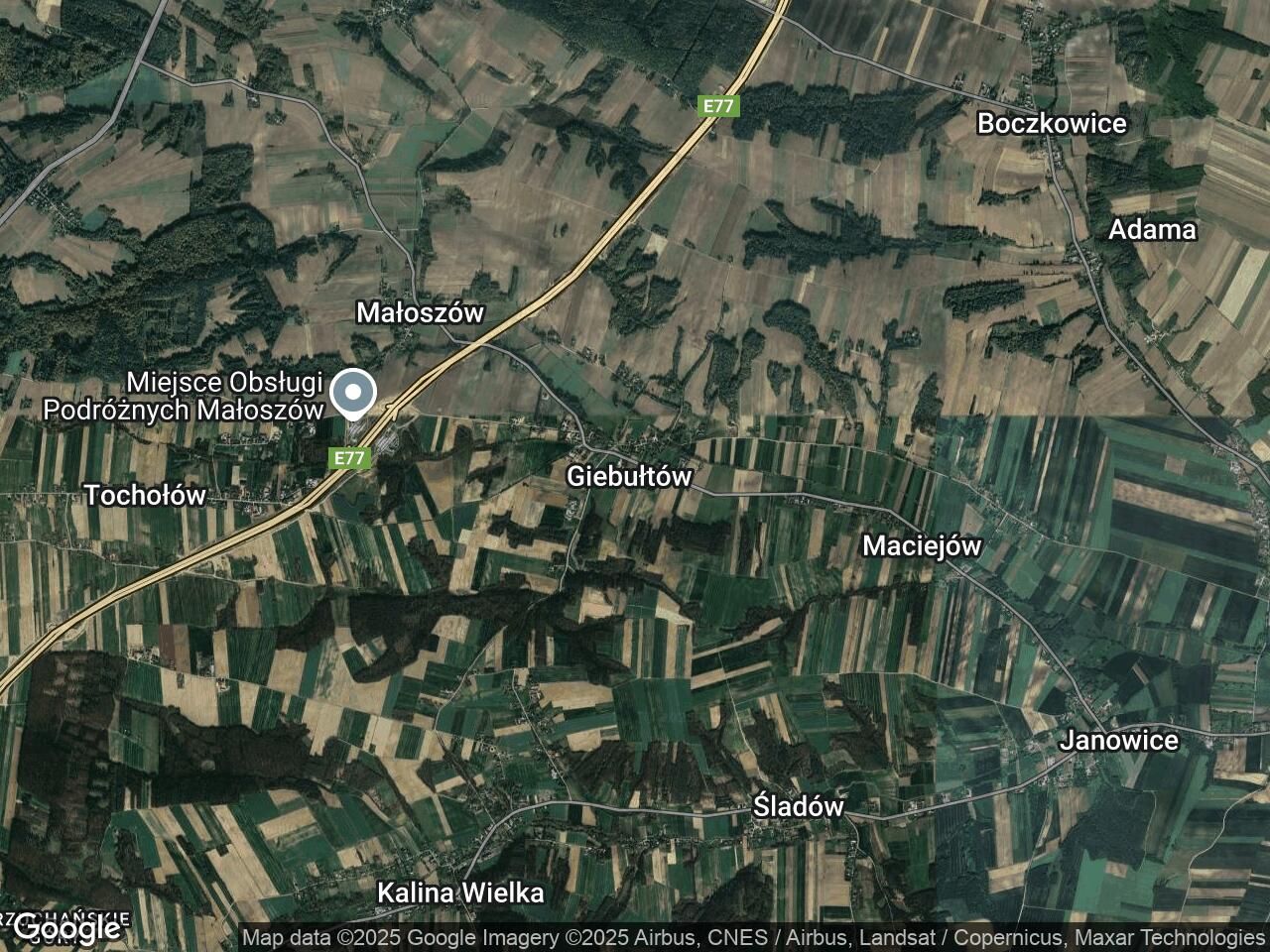 Działka rolna Giebułtów