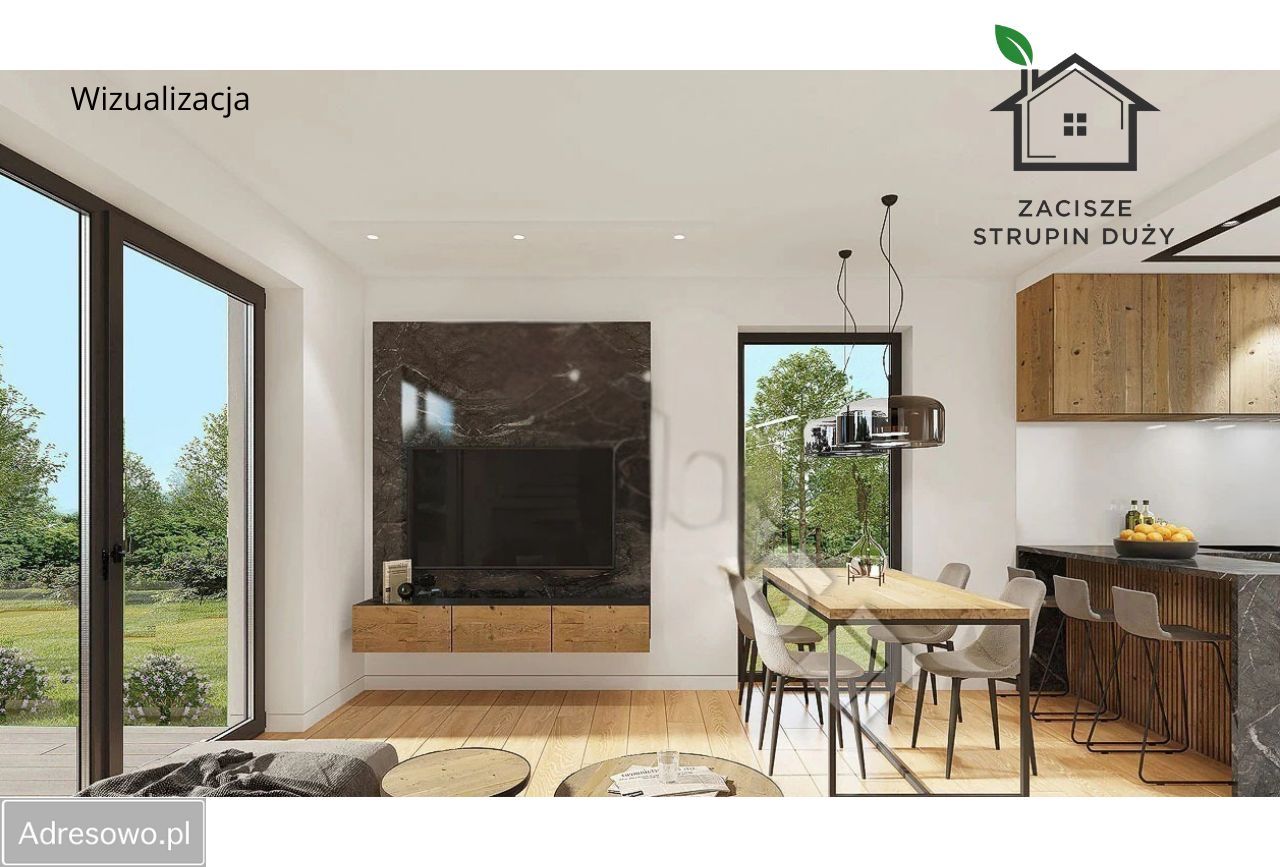 dom wolnostojący, 5 pokoi Strupin Duży. Zdjęcie 7
