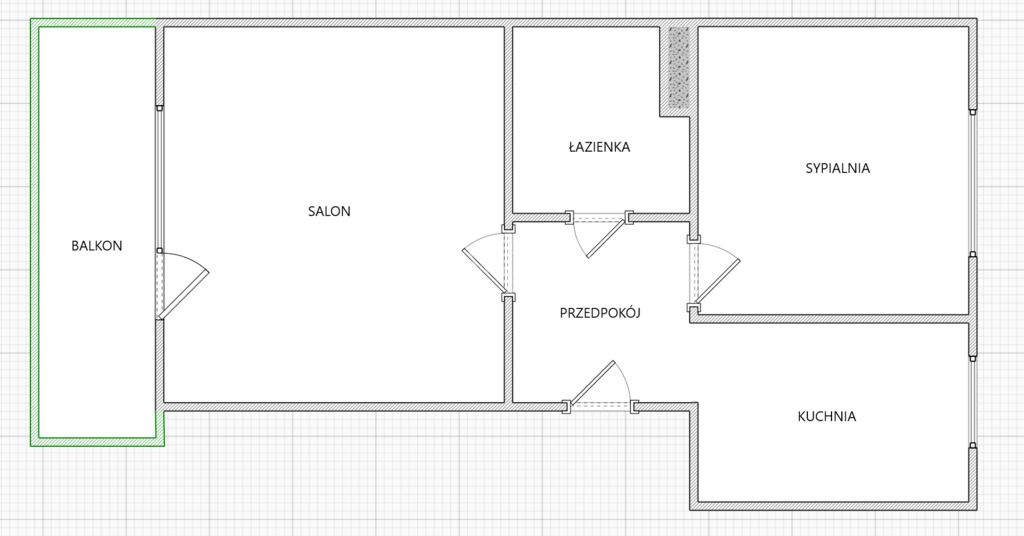 Mieszkanie 2-pokojowe Brzeg, ul. Brzechwy. Zdjęcie 13