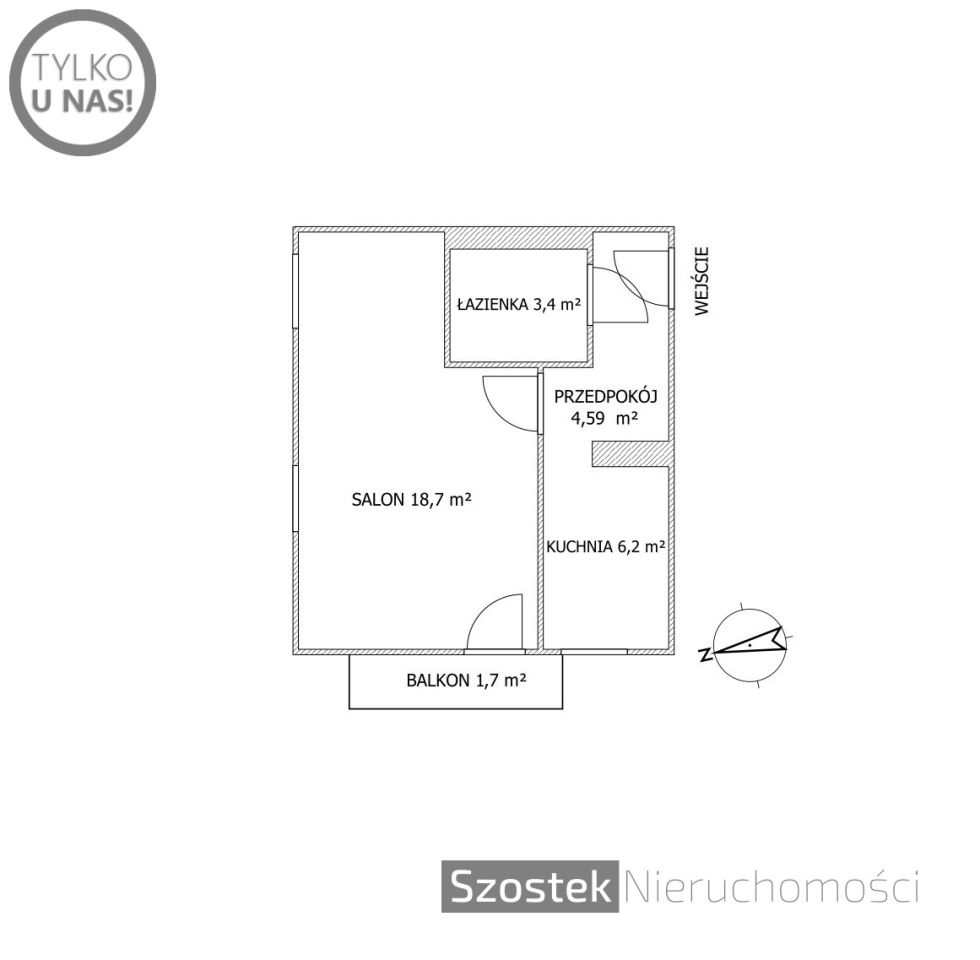 Mieszkanie 1-pokojowe Kraków Krowodrza, ul. Mazowiecka. Zdjęcie 14