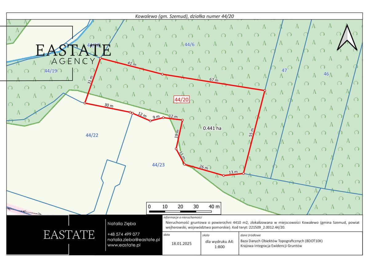 Działka budowlana Kowalewo, ul. Na Zagajnik. Zdjęcie 3