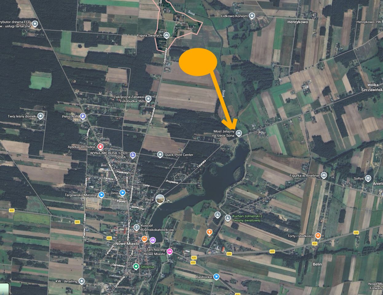 Działka rolno-budowlana Zasonie. Zdjęcie 10