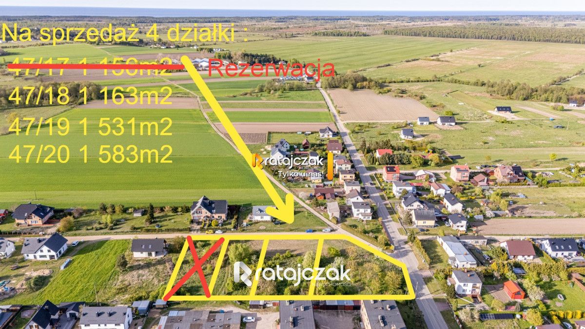 Działka budowlana Wierzchucino, ul. Kapitańska. Zdjęcie 1