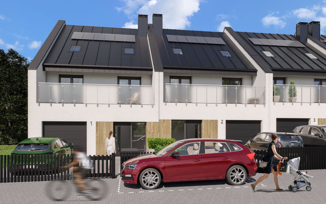 dom szeregowy, 6 pokoi Oświęcim Osiedle, ul. Zaborska. Zdjęcie 2