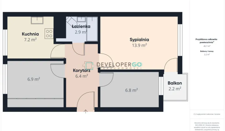 Mieszkanie 3-pokojowe Białystok Wygoda, ul. Pułkowa