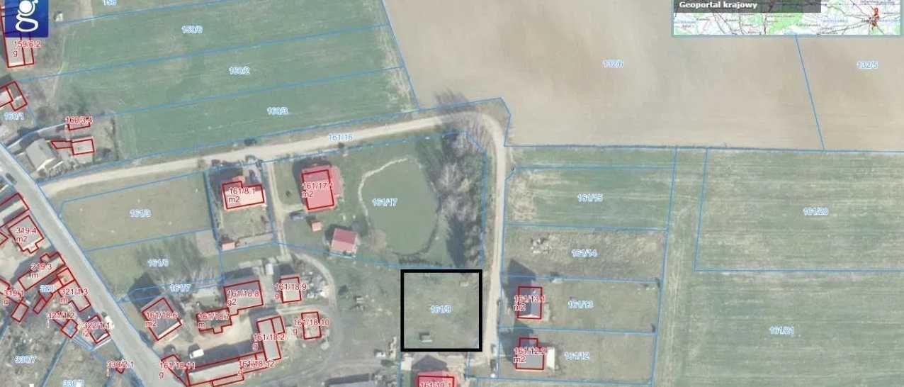 Działka budowlana Ceradz Kościelny, ul. Stawna