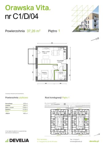 Mieszkanie 2-pokojowe Wrocław Ołtaszyn, ul. Orawska. Zdjęcie 8