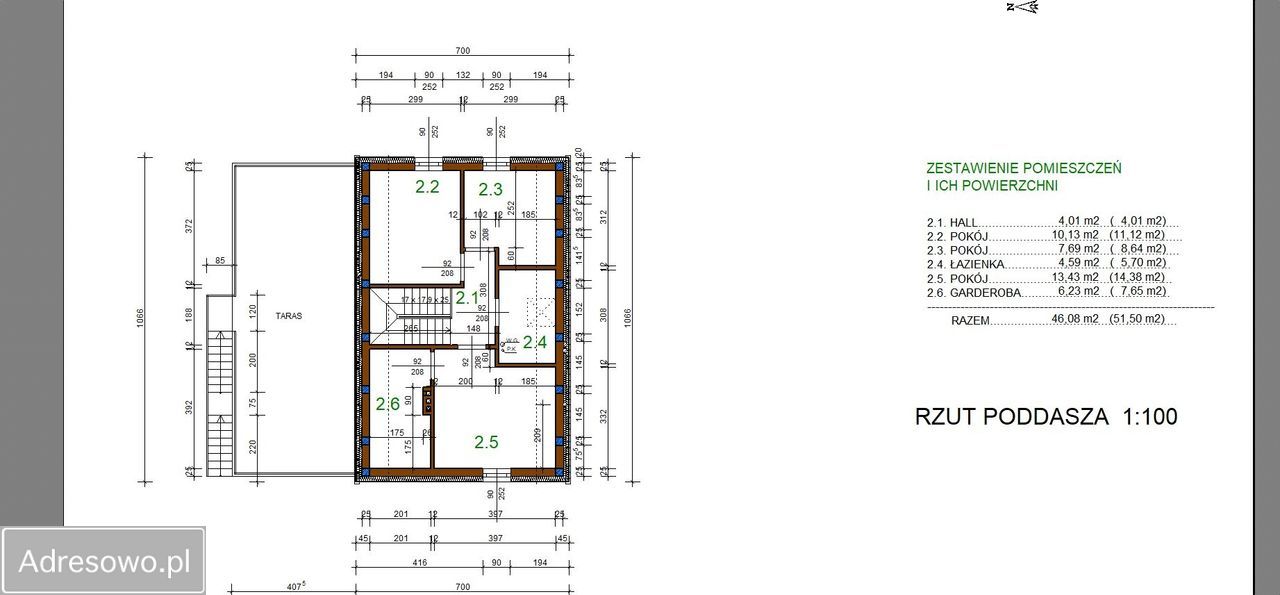 dom wolnostojący, 4 pokoje Gronówko, os. Owocowe. Zdjęcie 13