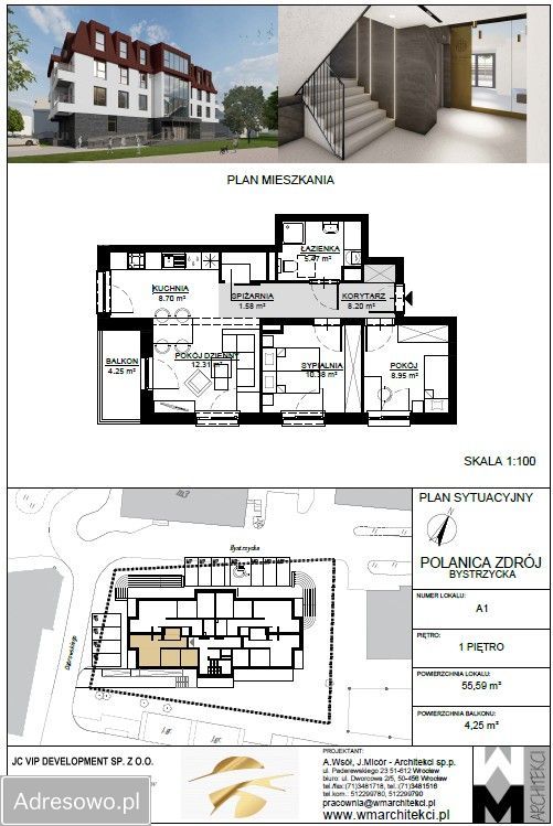 Mieszkanie 3-pokojowe Polanica-Zdrój, ul. Bystrzycka. Zdjęcie 15