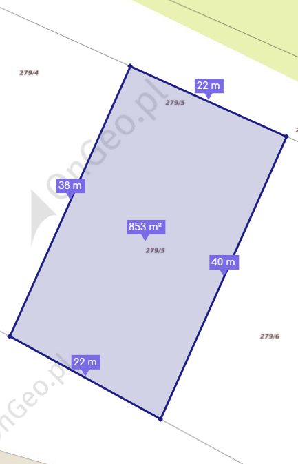 Działka budowlana Roby. Zdjęcie 4