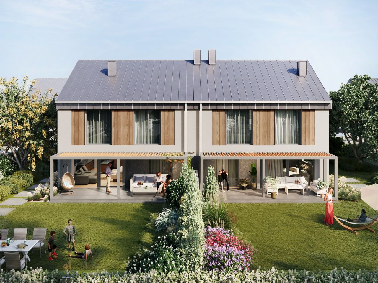 bliźniak, 6 pokoi Kajetany, ul. Mahoniowa. Zdjęcie 4