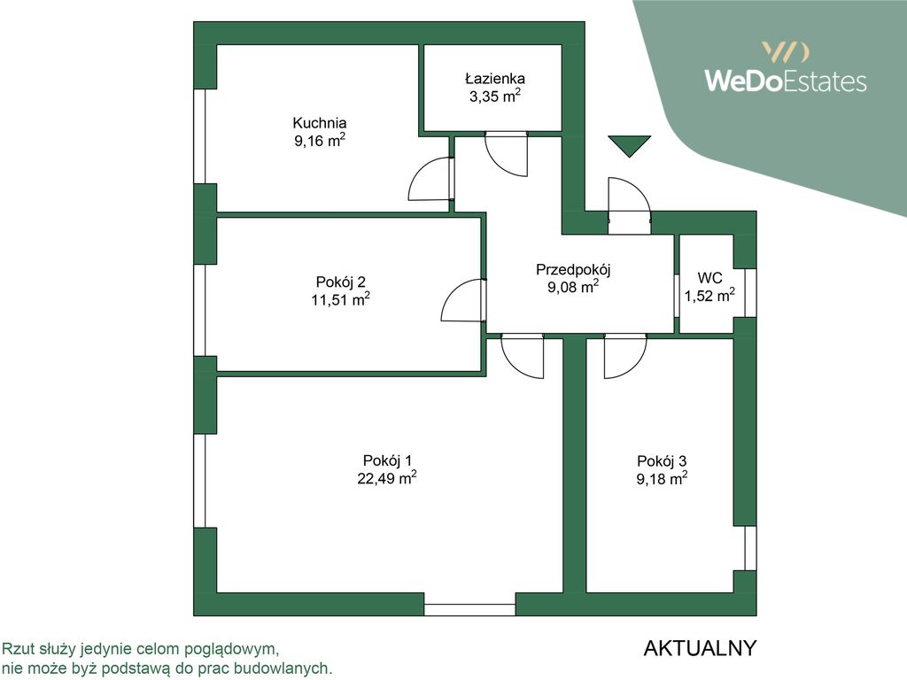 Mieszkanie 3-pokojowe Warszawa Ochota, ul. Szczęśliwicka. Zdjęcie 17