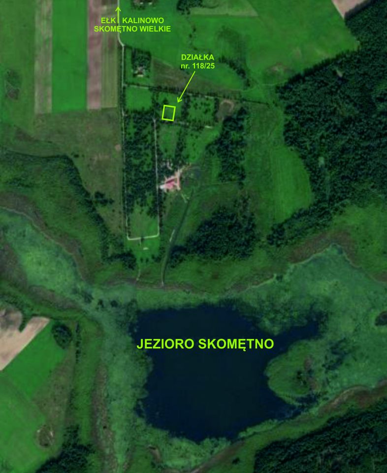 Działka budowlana Skomętno Wielkie. Zdjęcie 3