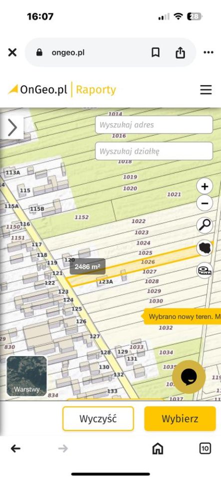 Działka rolno-budowlana Stachlew