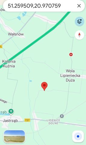 Działka budowlana Lipienice Lipienice Dolne. Zdjęcie 1