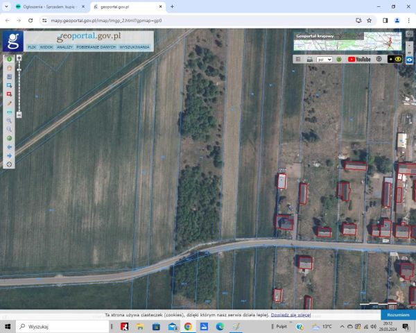 Działka rolno-budowlana Ponikiew Mała. Zdjęcie 1