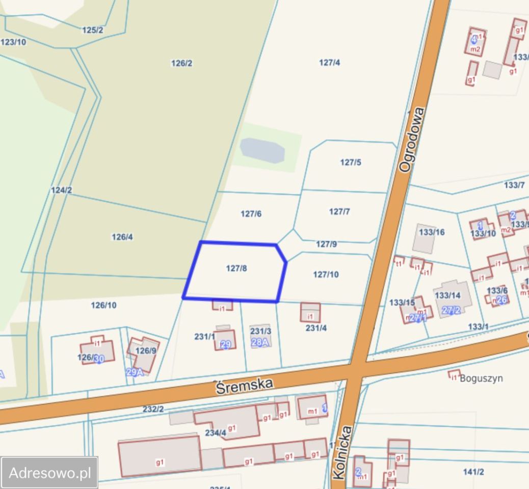 Działka budowlana Boguszyn, ul. Ogrodowa. Zdjęcie 4