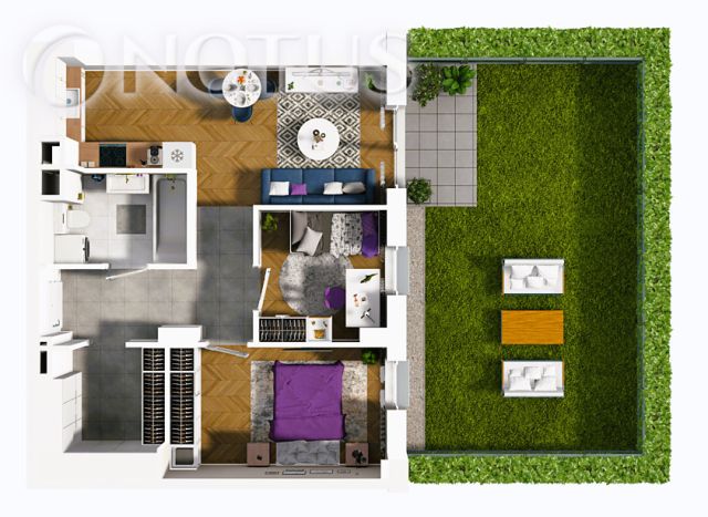 Mieszkanie 3-pokojowe Bielsko-Biała, ul. Mostowa. Zdjęcie 4